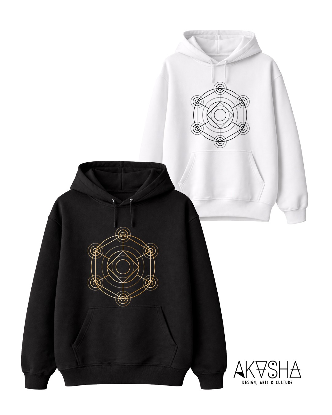 Circle Within Circles | Akasha Designs Hoodie